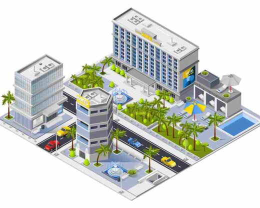 Hotel construction site