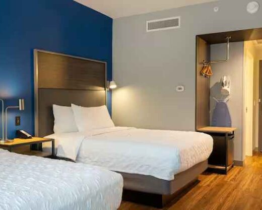 Modern hotel designed using effective hotel development strategies for long-term success.